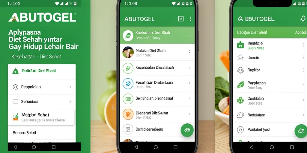 Antarmuka pengguna ABUTOGEL yang interaktif dan informatif.