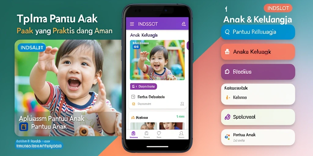 Tampilan antarmuka INDSLOT untuk Pantau Anak yang modern dan mudah digunakan.