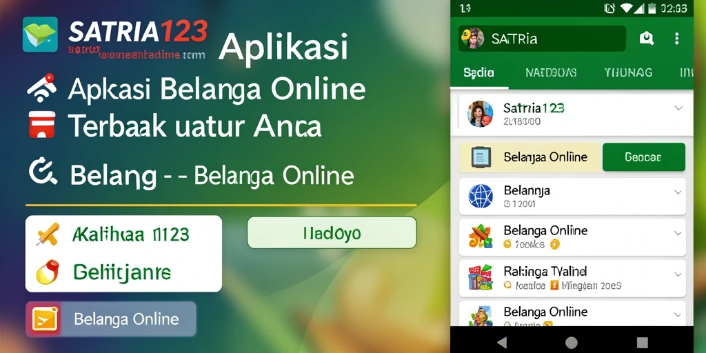 Screenshot SATRIA123 menampilkan antarmuka belanja yang menarik dan mudah digunakan.